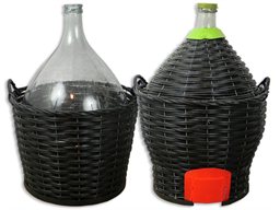 Demijohn, Wicker w/Spigot, 54ltr